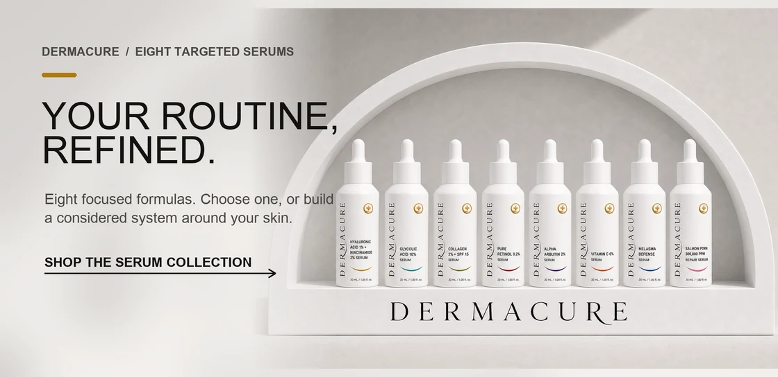 Your routine, refined. Eight focused formulas. Shop the serum collection.